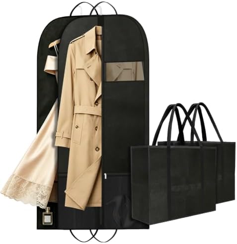 2 Pack 54in Interview Suit Bag and Travel Dress Bag for Formal Wear by CYD