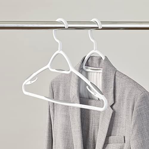 Neatfreak Set of 12 Deluxe Non Slip Clothes Hangers - Space Saving Design for Jackets, Pants, Shirts, 360 Degree Swivel Neck, Soft Grip Bars, Produced in North America - Image 6