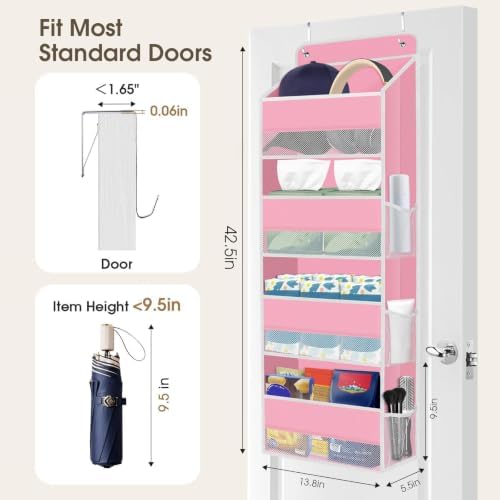 1Pack Over The Door Organizer Large Capacity Hanging Storage Room Organizer - Image 2