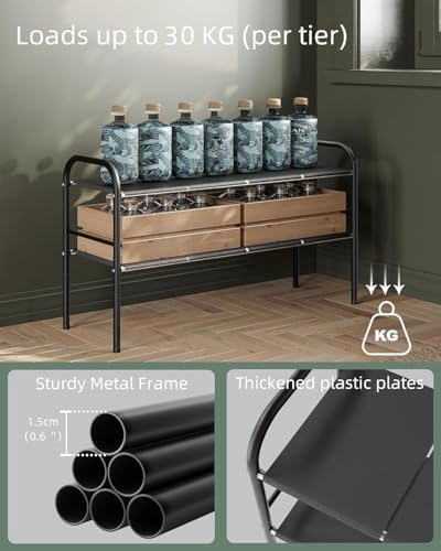 Under Sink Organizers and Storage,Expandable under cabinet organizer Shelf - Image 4