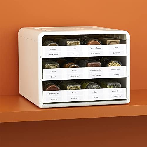 YouCopia SpiceStack® Adjustable Spice Rack Organizer, Pull-Down 24-Bottle Seasonings and Spices Holder for Kitchen Cabinet and Pantry Organization with 104 Included Labels - Image 5