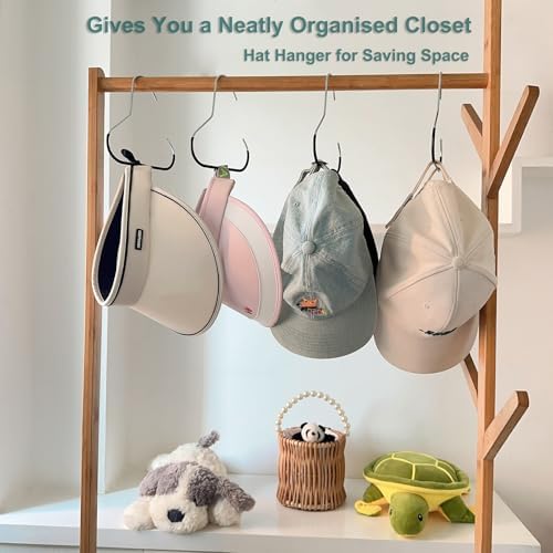 12 Pack Hat Organizer Hanger,Hat Hangers for Closet Space Saving - Image 2
