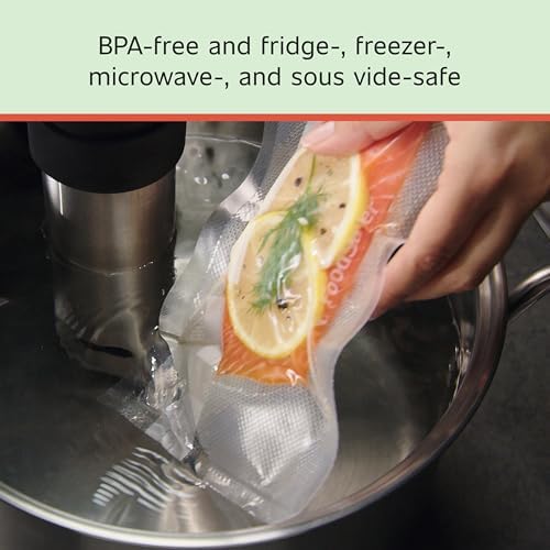 FoodSaver Custom Fit Airtight Food Storage and Sous Vide Vacuum Sealer Bags, 8 x 20' (Pack of 3), Perfect for Meal Prep and Sous Vide Cooking - Image 5