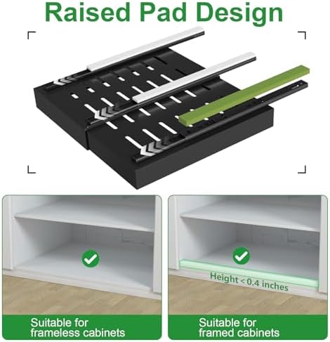 PAKETA 2 Pack Expandable Pull Out Cabinet Organizer,21" Deep - Image 5