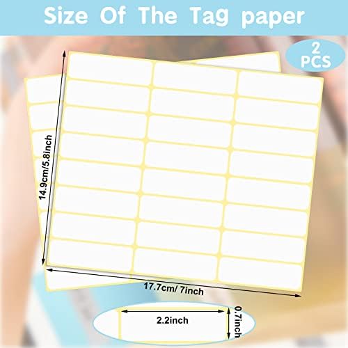 Epakh 24 Packs Colored Dividers for Book Shelves with Label Stickers, Flexible Bookshelf Markers for Organizing Home Library, 3 x 12 Inch - Image 3