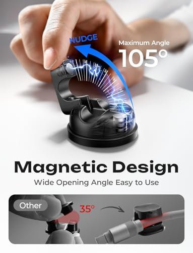 12-Pack Rotatable Cord Holder for Nightstand, LISEN 360°Rotating Magnetic Clips, No-Residue Strong Adhesive Cord Organizer for Desk, Phone Cord Holder for Home, Car, Office Desk Accessories - Image 6