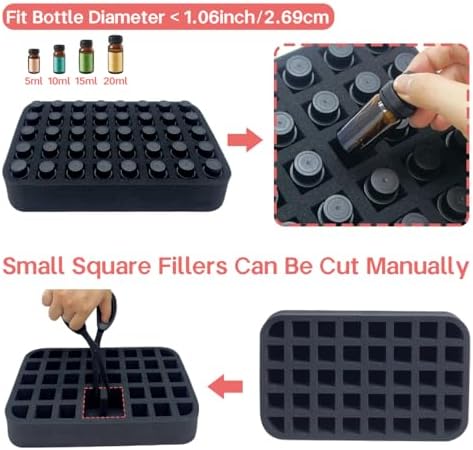Essential oils Organizer Holder Foam Pad with Slots - Image 3