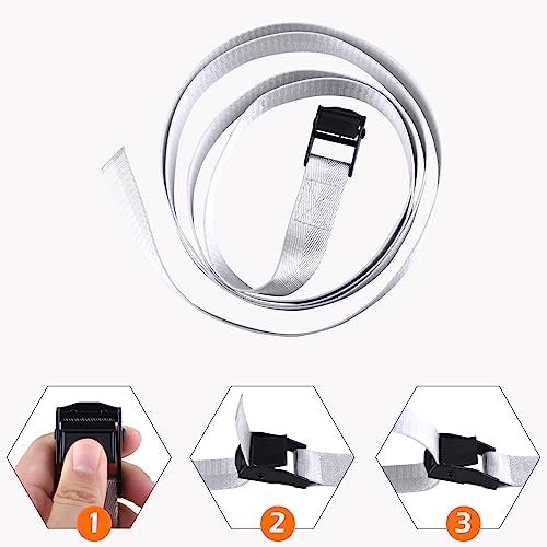 TRIWONDER Tie Down Straps Lashing Straps with Cam Buckle Nylon Webbing Heavy Duty Adjustable for Battery Kayak Motorcycle Cargo Packing - Image 5