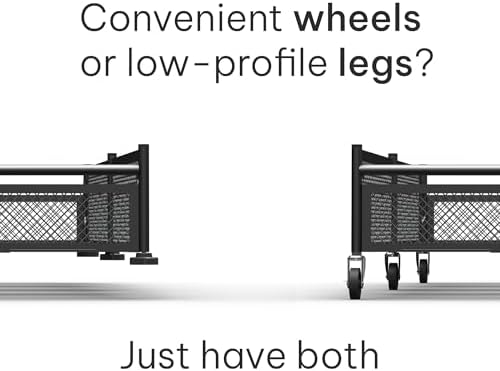 Under Bed Storage with Wheels, Large 65L, Heavy Duty Metal, Holds 70lb - Image 5