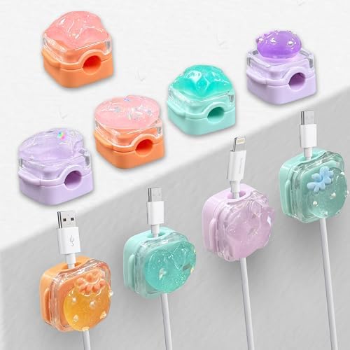 9Pack Magnetic Cable Clips,Night-Glowing Cord Holder,Mix by Frayot