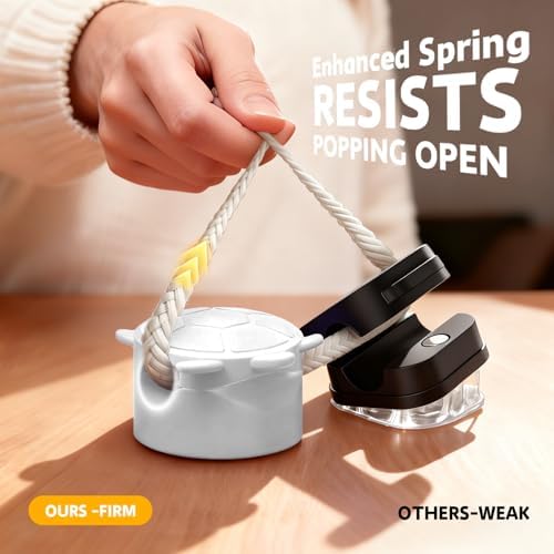 Rotatable Cable Clips, 8 Pack Cord Holder for Nightstand White - Image 2