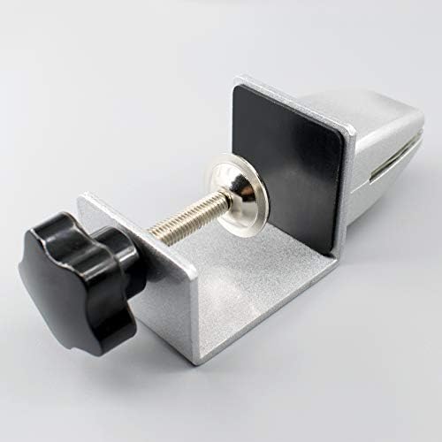 Sneeze Guard Support Clamp Partition Aluminum Adjustable Partition Support Acrylic Desk Divider Shield Privacy Panel Clamp For Clear Shield - Image 3
