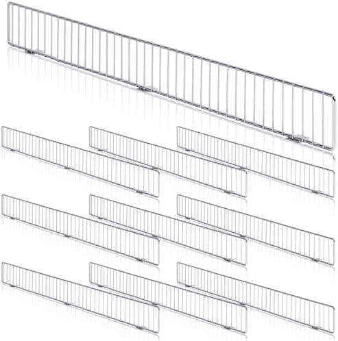 Yaocom 10 Pcs Gondola Shelf Fence 36x3'' Retail Front Wire Guard, Metal by Yaocom