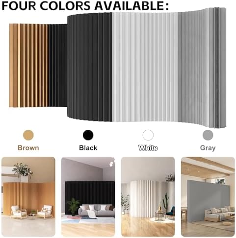 Paper Room Divider,Folding Privacy Screens,Enterprise Office Room Divider Paper,Indoor Folding Portable Partition Screen, for Home/Office/Clothing Store/Enterprise - Image 6