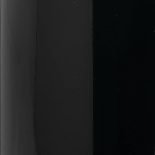 mDesign Small Metal 2.4 Gallon/9 Liter Trash Can Wastebasket Garbage Bin for Bathroom, Slim Rubbish Waste Bin Trashcans - Mirri Collection - Black