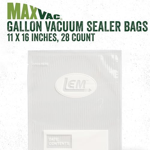 LEM Products MaxVac Gallon Vacuum Sealer Bags, 11" x 16", 100 Count - Image 2