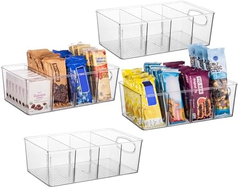 ClearSpace Pantry Organizers and Storage and Cabinet Organizer, 4 Pack by ClearSpace