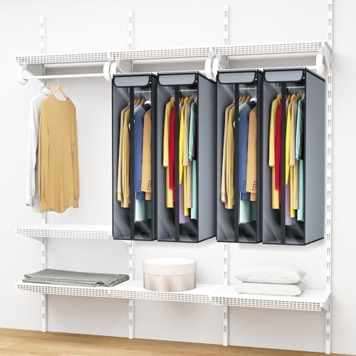 Univivi Garment Bags for Hanging Clothes, Large Clothes Bags 40 In, 1 PCS - Image 6