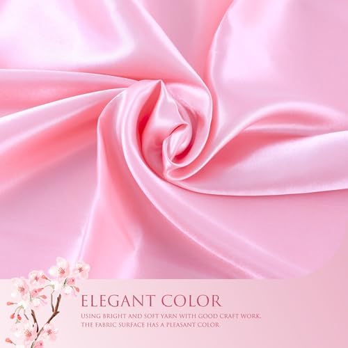 Univivi Satin Garment Bags for Hanging Clothes, Pink, 60 Inch, 2 Pack - Image 2