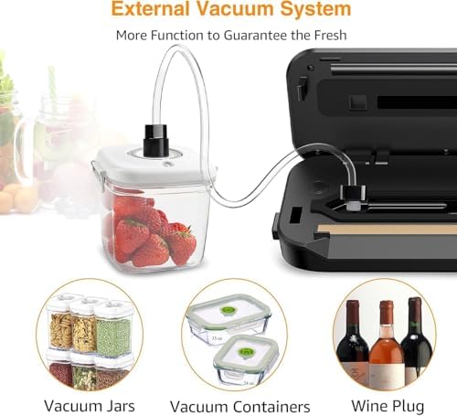 MegaWise Vacuum Sealer Machine | 80kPa Suction Power | Vac Seal Machine - Image 5