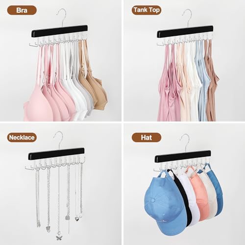 TOPIA HANGER 20 Hooks 2 in 1 Belt Tie Hanger Max 30 Belts 30 Ties Capacity - Image 6