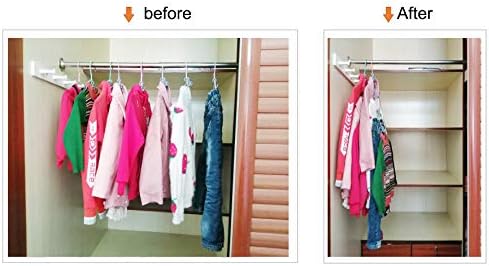 60 Pcs Clothes Hanger Connector Hooks, Mini Cascading Hanger Hooks for Velvet Huggable Hangers, Wooden Hangers, Heavy Duty Space Saving for Closet (Grey) - Image 3