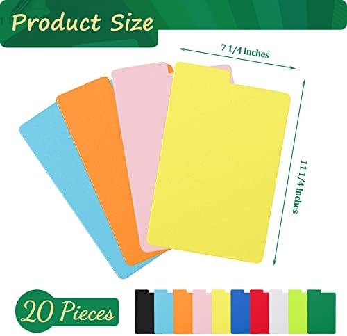 Lewtemi 20 Pcs Comic Book Dividers with Tabs Book Shelf Dividers - Image 2