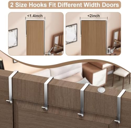 homyfort 35 Pockets Over the Door Shoe Organizer, Hanging Door Shoe Rack for Closet, Large Shoe Storage Holder Zapateras Organizer for Shoes (Black) - Image 4