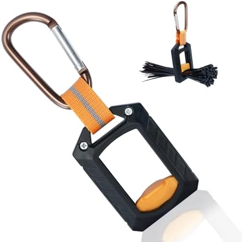 Zip Ties Holder,Reusable Zip Tie Organizer Band,Cable Tie Bracket for wire ties Arrangement.(1PC/black) by MELOTOUGHWORKGEAR