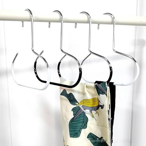 8 Pack Hat Hangers for Closet, Premium Hat Organizer for Baseball Caps, Black Baseball Hanger Holder for Closet, Metal Ball Cap Hat Racks Storage Organizer for Caps Head Scarf Belt Tie (8 Black) - Image 5