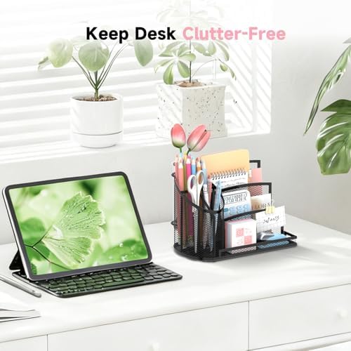 Mail Organizer Countertop for Desk, Mail File Holder with 3-Slot, Designer - Image 5