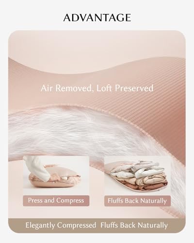 EACHY Garment Bag for Hanging Clothes, Space Saving Dustproof Clothes Cover with Self-Compression Zipper, Visible Closet Organizer for Closet Storage - Image 4
