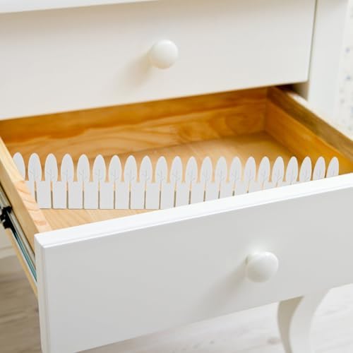 Adjustable Plastic Drawer Dividers 4pcs for Desk and Wardrobe - Image 5