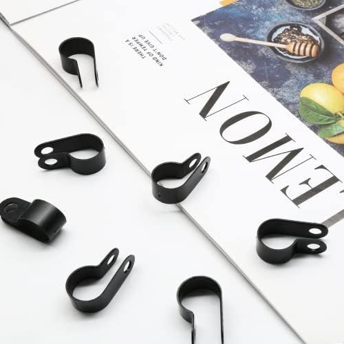 1/2 Inch R-Type Cable Clamps, 120pcs Nylon Wire Cable Clips - Image 6