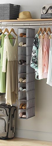 Whitmor Hanging Shoe Shelves - Crosshatch Gray - Image 2