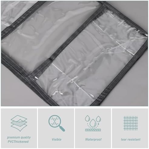 Over Door Organizer Hanging Storage 6 Shelf Clear Pockets Pantry Closet - Image 6