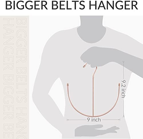ZEDODIER Belt Hanger for Closet, Belt Organizer, Multiple Belts Storage - Image 4
