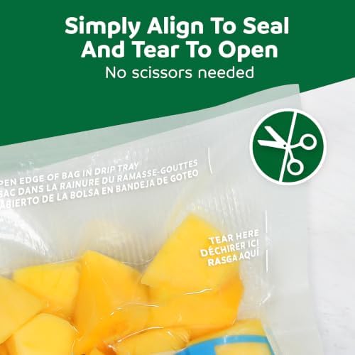 FoodSaver Pint Vacuum Seal Bags, 120 Count Pre-Cut BPA-Free Freezer Bags, Align to Seal & Tear to Open for Food Storage, Sous Vide, and Meal Prep - Image 2