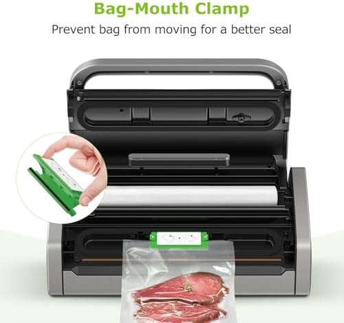 Bonsenkitchen Vacuum Sealer Machine with Globefish Technology, Low-Noise - Image 4