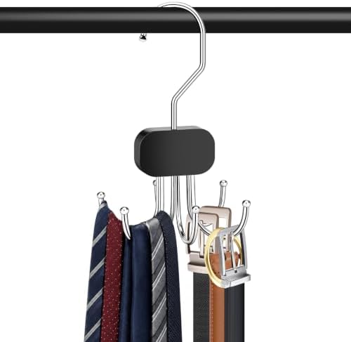 Belt Hanger for Closet Max 24 Belts, 1PCS Belt Organizer for Closet by Unknown