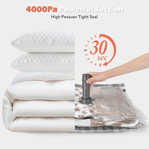 Vacuum Storage Bags Jumbo with Wireless Recharging Pump - Image 3