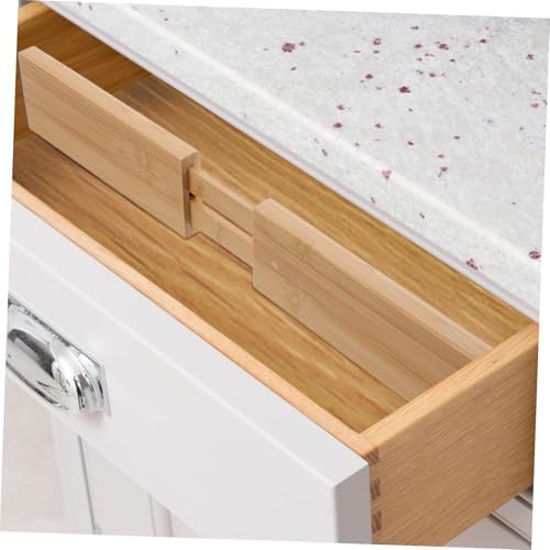 Retractable Bamboo Drawer Divider Board for Kitchen Organization - Image 6