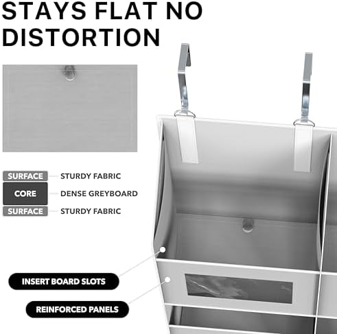 Simple Houseware Extra Large Heavy Duty 10 Pockets Over the Door Organizer - Image 6