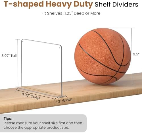 Shelf dividers for Closet Organization: Stable Upright Support - Image 3