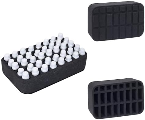 Essential oils Organizer Holder Foam Pad with Slots, can DIY by LANDFOBO