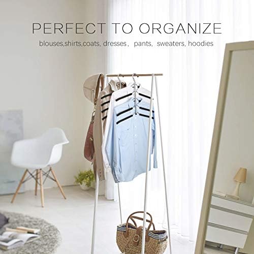 DOIOWN Blouse & Shirt Hangers - Non Slip Space Saving Stainless Steel Closet Organizer (4) - Image 2