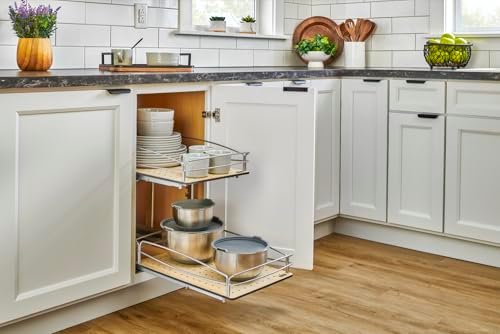 Rev-A-Shelf Dual Pullout Organizer for Cabinets, Min Opening Width 20" - Image 4