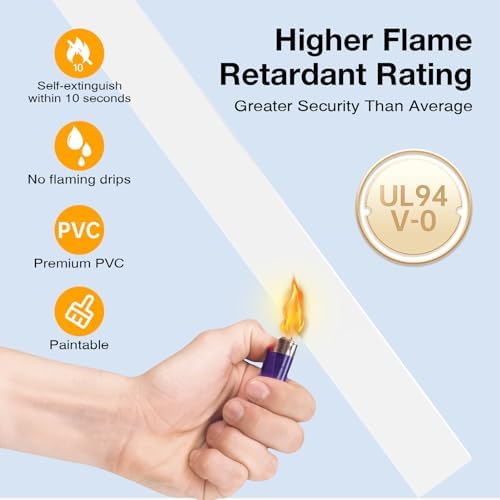 Delamu Cord Hider, 56.7in Cord Covers for 2-3 Wires on Wall, Paintable Cable Hider Wire Covers for Cords, Self-Adhesive Cable Cover Management, Easy Set-up Wires Hiders for TV, W0.95 x H0.55in, White - Image 5
