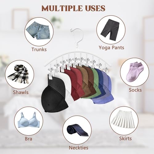 3 Pack Hat Hangers for Closet, Metal Hat Organizer for Baseball Caps - Image 4