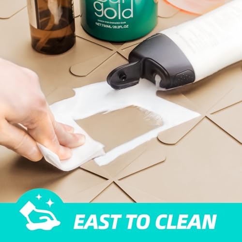 SIKADEER Waterproof Under Sink Mat 40" x 22" Silicone Mat Cabinet Protector - Image 6